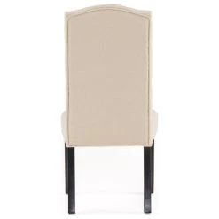 GDFStudio GDF Studio Clark Indoor Tufted Fabric Dining Chairs, Set Of 2, Natural Linen -abbyson shop 01a1d72c01a6f791 4311 w800 h800 b1 p0