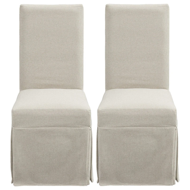 Progressive Furniture Muse Upholstered Parsons Chairs With Cover Set Of 2 4 Progressive Furniture Muse Upholstered Parsons Chairs With Cover Set Of 2 - Image 2