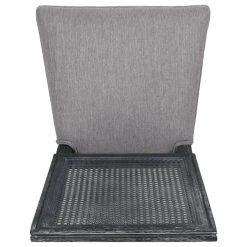 GDFStudio Brownell French Country Wood And Cane Upholstered Dining Chair, Set Of 2, Gray 21 GDFStudio Brownell French Country Wood And Cane Upholstered Dining Chair, Set Of 2, Gray -abbyson shop 02b1f1cf00a7604e 4801 w800 h800 b1 p0