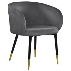 MOD The Soho Dining Chair, Gray, Velvet 12 MOD The Soho Dining Chair, Gray, Velvet -abbyson shop 0331e9a902741509 0754 w800 h800 b1 p0