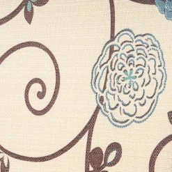 GDFStudio GDF Studio Percival White And Blue Floral Fabric Dining Chairs, Set Of 2, White And Blue Floral, Fabric -abbyson shop 03917a38024fb7eb 3672 w800 h800 b0 p0