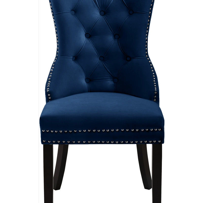 MOD The Monarch Dining Chair, Navy, Velvet Set Of 2 7 MOD The Monarch Dining Chair, Navy, Velvet Set Of 2 - Image 5