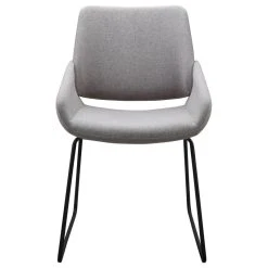 Moe's Home Collection Lisboa Dining Chair Light Gray