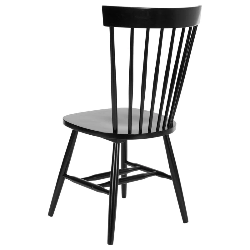 Safavieh Parker Spindle Dining Chairs, Set Of 2, Black 8 Safavieh Parker Spindle Dining Chairs, Set Of 2, Black - Image 6