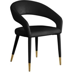 Meridian Furniture Destiny Dining Chair, Black, Velvet 12 Meridian Furniture Destiny Dining Chair, Black, Velvet -abbyson shop 08e115d9018eeb0e 3428 w800 h800 b1 p0