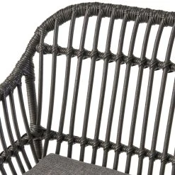 GDFStudio Rodney Indoor Woven Faux Rattan Chairs With Cushions, Set Of 2, Gray, Dark Gray -abbyson shop 09a1013301dcf9b6 2048 w800 h800 b0 p0
