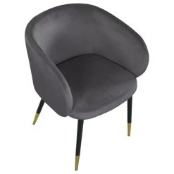 MOD The Soho Dining Chair, Gray, Velvet 13 MOD The Soho Dining Chair, Gray, Velvet -abbyson shop 0b5146d10274150a 0754 w800 h800 b1 p0