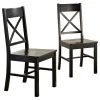 Walker Edison Wood Dining Chairs, Set Of 2 - Black 2 Walker Edison Wood Dining Chairs, Set Of 2 - Black -abbyson shop 0cf1877a0b16e4b0 1801 w800 h800 b1 p0