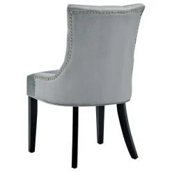 LexMod Regent Tufted Performance Velvet Dining Side Chairs, Set Of 2, Light Gray -abbyson shop 1021c2e100cd2d8c 0743 w800 h800 b1 p0