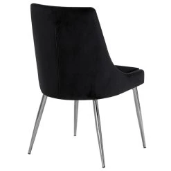 MOD The Draper Dining Chair, Black, Velvet, Chrome Base, Set Of 2 9 MOD The Draper Dining Chair, Black, Velvet, Chrome Base, Set Of 2 -abbyson shop 1131916e02741516 0736 w800 h800 b1 p0