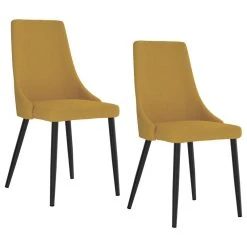 MOD The Lofton Dining Chair, Mustard, Fabric, Set Of 2 -abbyson shop 12417b5f0e8c7f59 5040 w800 h800 b1 p0