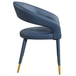 Meridian Furniture Destiny Dining Chair, Navy, Faux Leather -abbyson shop 1271323a018ee58c 3428 w800 h800 b1 p0