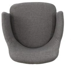 GDFStudio GDF Studio Serra Mid Century Fabric Dining Chairs, Set Of 2, Light Gray/Dark Bro -abbyson shop 1421f0bc01c52950 4059 w800 h800 b1 p0