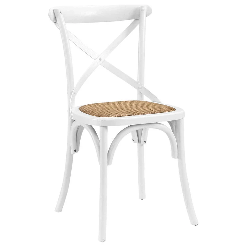 Modway Modway Gear Dining Side Chair, White 6 Modway Modway Gear Dining Side Chair, White - Image 4