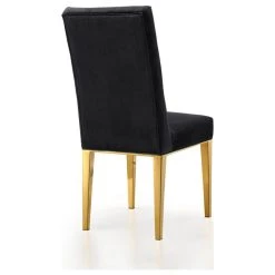 Meridian Furniture Capri Velvet Dining Chair, Set Of 2, Black -abbyson shop 16b199af027414ad 4930 w800 h800 b1 p0