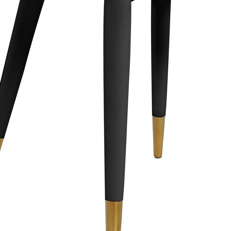 Meridian Furniture Destiny Dining Chair, Black, Velvet 8 Meridian Furniture Destiny Dining Chair, Black, Velvet - Image 6