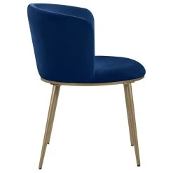 MOD The Almar Dining Chair, Navy And Brushed Gold, Velvet And Iron, Set Of 2 -abbyson shop 1a31313302741457 1268 w800 h800 b1 p0