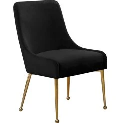 MOD The Cue Dining Chair, Black And Gold, Velvet, Set Of 2 -abbyson shop 1db1524302741745 0734 w800 h800 b1 p0