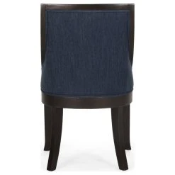 GDFStudio Monita Upholstered Birch Wood Dining Chairs, Set Of 2, Navy Blue + Walnut, 100% -abbyson shop 2371d65b02538b68 9557 w800 h800 b1 p0