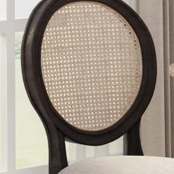 GDFStudio Laney Wooden Dining Chairs With Beige Cushions, Set Of 2, Beige/Natural -abbyson shop 24811ee30f931e8d 3708 w800 h800 b0 p0