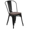 Flash Furniture Metal And Plastic Chair In Black Finish CH-31230-BK-WD-GG -abbyson shop 25f1e49a00b7d26e 6764 w800 h800 b1 p0