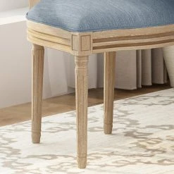 GDFStudio Camilo Wooden Dining Chair With Wicker And Fabric Seating, Set Of 2, Light Blue 13 GDFStudio Camilo Wooden Dining Chair With Wicker And Fabric Seating, Set Of 2, Light Blue -abbyson shop 27b1c41c0f931e68 8687 w800 h800 b0 p0