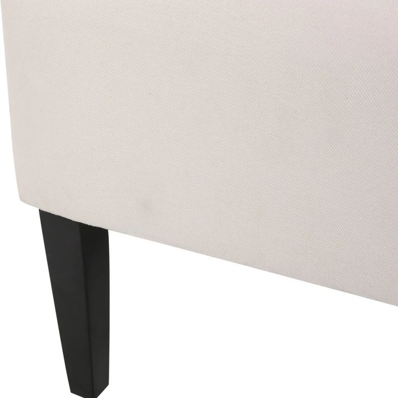 GDFStudio GDF Studio Sheldon Traditional Design High Back Fabric Dining Chair, Beige 9 GDFStudio GDF Studio Sheldon Traditional Design High Back Fabric Dining Chair, Beige - Image 7