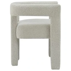 MOD The Camille Dining Chair, Bouclé Fabric, Cream -abbyson shop 29512ea502014194 7401 w800 h800 b1 p0