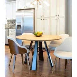 LumiSource Bacci Dining/Accent Chair, Light Gray Wood And Gray Plaid, Wa -abbyson shop 2981f52e09b2fd99 0249 w800 h800 b0 p0