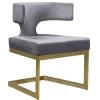 MOD The Eve Dining Chair, Gray And Gold, Velvet And Metal -abbyson shop 2b61d42902741849 0738 w800 h800 b1 p0