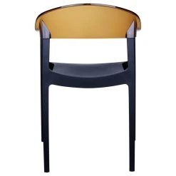 MOD The Enders Dining Chair, Black And Transparent Amber, Polypropylene, Set Of 2 -abbyson shop 2cc1c8b60d3f1dfb 8167 w800 h800 b1 p0
