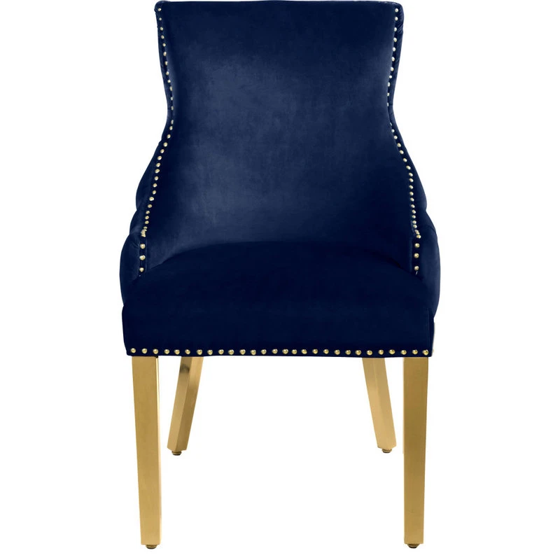MOD The Sovereign Dining Chair, Navy, Velvet, Set Of 2 7 MOD The Sovereign Dining Chair, Navy, Velvet, Set Of 2 - Image 5
