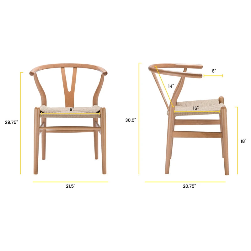MOD The Sawyer Dining Chair, Natural, Wood And Rope 8 MOD The Sawyer Dining Chair, Natural, Wood And Rope - Image 6