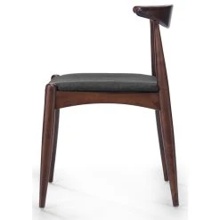GDFStudio GDF Studio Sandra Mid Century Modern Dining Chairs, Set Of 2, Charcoal/Walnut -abbyson shop 2f3181d20f9068ef 9830 w800 h800 b1 p0