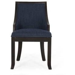 GDFStudio Monita Upholstered Birch Wood Dining Chairs, Set Of 2, Navy Blue + Walnut, 100% -abbyson shop 2fa1b58f02538b5d 9557 w800 h800 b1 p0