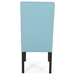 GDFStudio GDF Studio Emilia T-stitch Bonded Leather Dining Chair, Set Of 2, Teal, Faux Lea -abbyson shop 32d155a301ce84df 2911 w800 h800 b1 p0