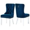 MOD The Dame Dining Chair, Navy, Velvet, Set Of 2 -abbyson shop 3371094502741489 0782 w800 h800 b1 p0