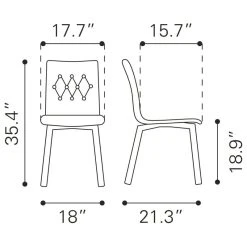 Zuo Modern Contemporary Orebro Dining Chair, Set Of 2, Graphite 19 Zuo Modern Contemporary Orebro Dining Chair, Set Of 2, Graphite -abbyson shop 34f184b700f5c224 9216 w800 h800 b1 p0