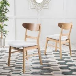 GDFStudio GDF Studio Helen Mid Century Dining Chair, Set Of 2, Light Beige/Natural Oak -abbyson shop 35c1158d0f90718c 8236 w800 h800 b0 p0
