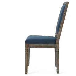 GDFStudio GDF Studio Margaret Traditional Fabric Dining Chairs, Set Of 2, Navy Blue 19 GDFStudio GDF Studio Margaret Traditional Fabric Dining Chairs, Set Of 2, Navy Blue -abbyson shop 3971b99301e65219 4582 w800 h800 b1 p0