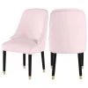 MOD The Maisie Dining Chair, Pink, Velvet, Set Of 2 -abbyson shop 39c1450c0eb16a38 0747 w800 h800 b1 p0