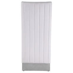 Meridian Furniture Porsha Dining Chair, Set Of 2, White Faux Leather, Chrome Legs -abbyson shop 39c1c67e027414a3 3371 w800 h800 b1 p0