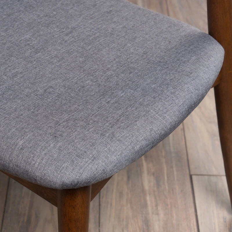 GDFStudio GDF Studio Issaic Mid Century Design Wood Dining Chairs, Set Of 2, Charcoal/Waln 7 GDFStudio GDF Studio Issaic Mid Century Design Wood Dining Chairs, Set Of 2, Charcoal/Waln - Image 5