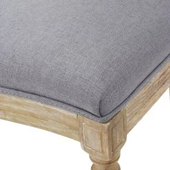 GDFStudio GDF Studio Phinnaeus French Country Fabric Dining Chairs (Set Of 2), Light Gray -abbyson shop 3a31690c01b84c26 1444 w800 h800 b0 p0