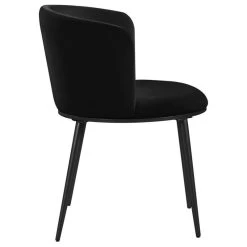 Meridian Furniture Skylar Dining Chair, Set Of 2, Black Velvet, Matte Black Iron Legs -abbyson shop 3ab17fa8027415eb 3408 w800 h800 b1 p0