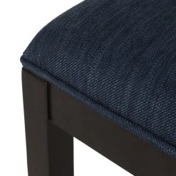 GDFStudio Monita Upholstered Birch Wood Dining Chairs, Set Of 2, Navy Blue + Walnut, 100% -abbyson shop 3ae1469b02538b65 9557 w800 h800 b0 p0