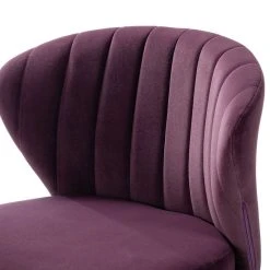 MOD The Audrey Dining Chair, Velvet, Set Of 2, Purple -abbyson shop 3bf17be20059237e 9629 w800 h800 b0 p0