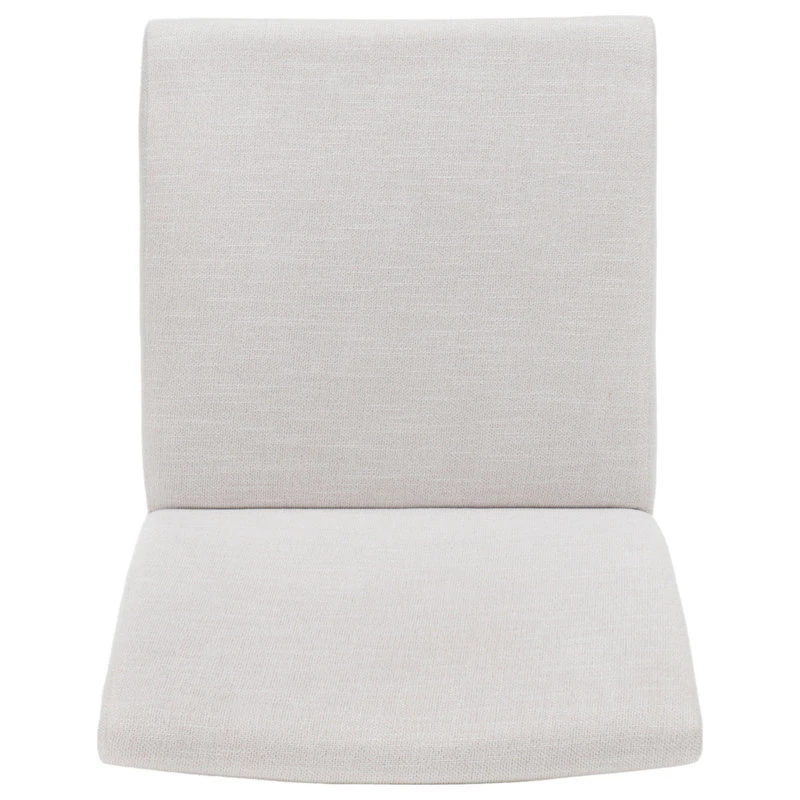 GDFStudio Oceanna Mid Century Modern Dining Chairs, Set Of 2, Light Beige/Oak, Fabric 8 GDFStudio Oceanna Mid Century Modern Dining Chairs, Set Of 2, Light Beige/Oak, Fabric - Image 6