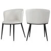 Meridian Furniture Skylar Dining Chair, Set Of 2, White Faux Leather, Matte Black Iron Legs -abbyson shop 3ed1babe0274173a 3373 w800 h800 b1 p0