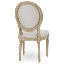 GDFStudio GDF Studio Phinnaeus French Country Fabric Dining Chairs (Set Of 2), Griege/Natural -abbyson shop 41011cb0019ca983 3548 w800 h800 b1 p0